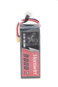 Quality Herewin 6S Lipo Soft Case Fpv Battery 9000mAh 100C Pack For RC wholesale