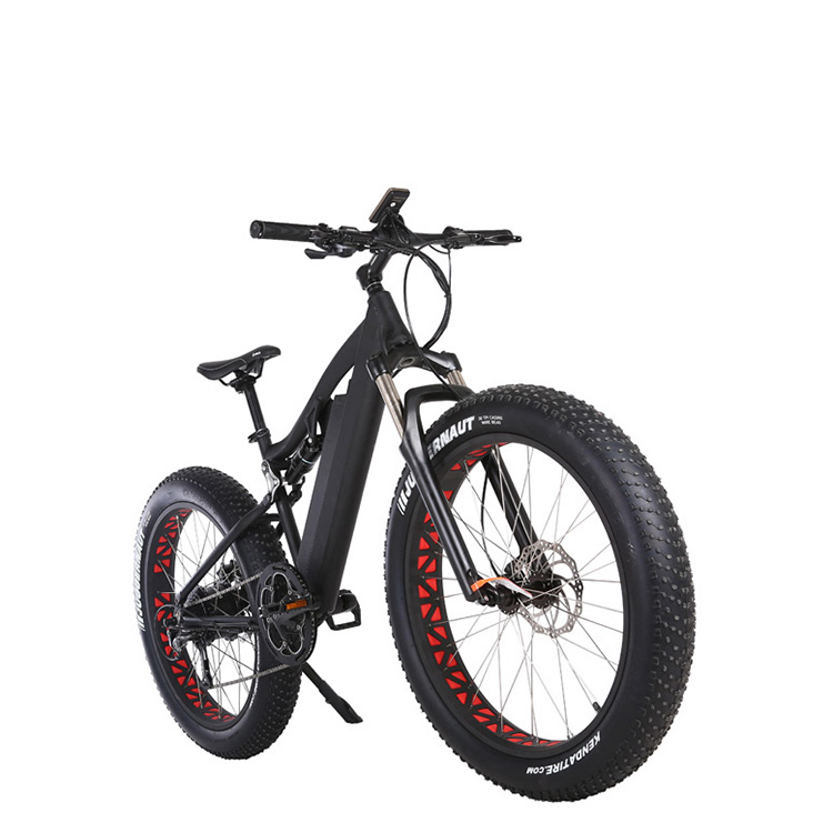 22.5AH 750W or 1000W Battery Electric Mountain Bike with Rear Hub Motor and 26" Fat Tires