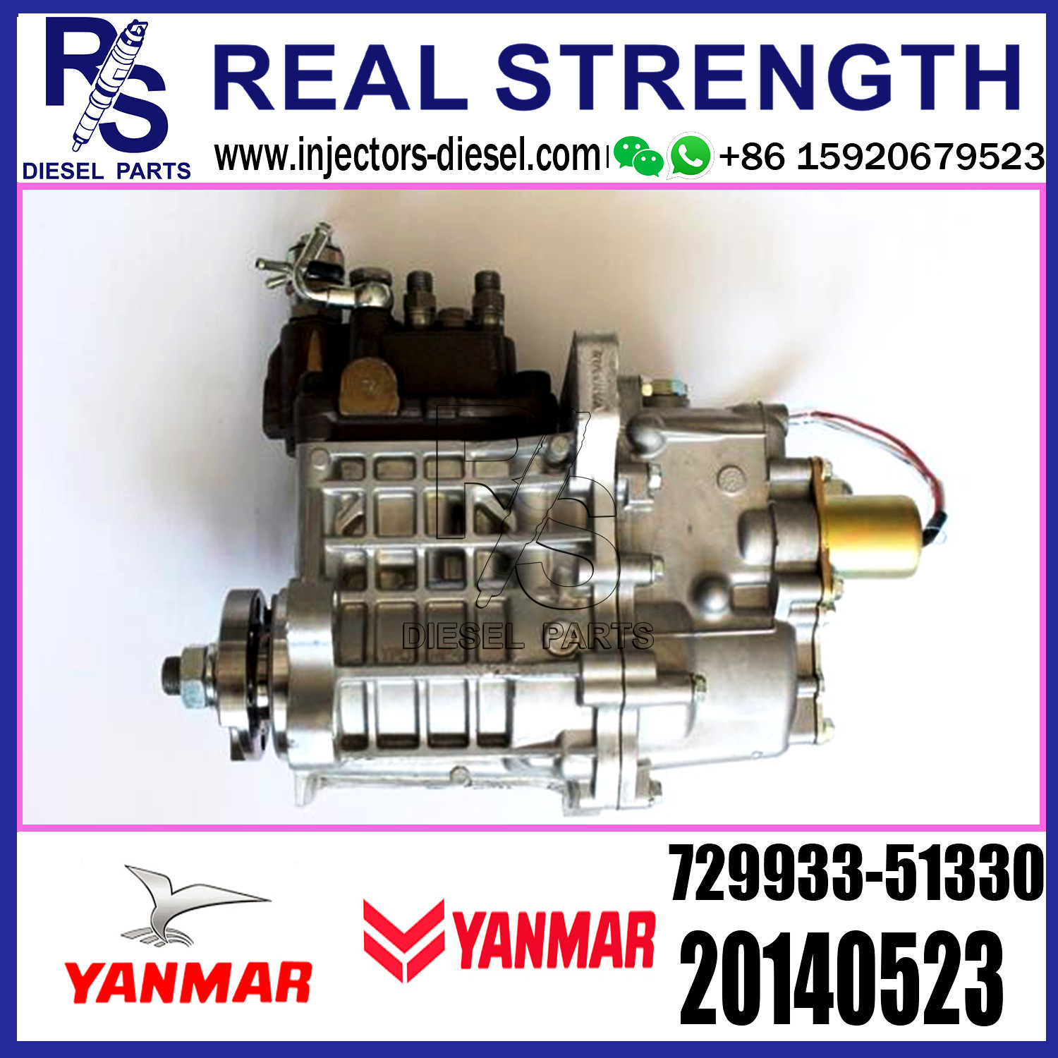 Yanmar PUMP 729933-51330 20140523 Diesel Fuel Injector Pump assembly 729933-51330 20140523 For DIESEL Engine