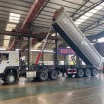 3 /4 /5 Tri Axle 35 Cubic Meter 40 Cbm 60 Tons 80ton Heavy duty Dump Truck U