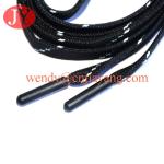 high quality custom logo shoelace with metal aglets