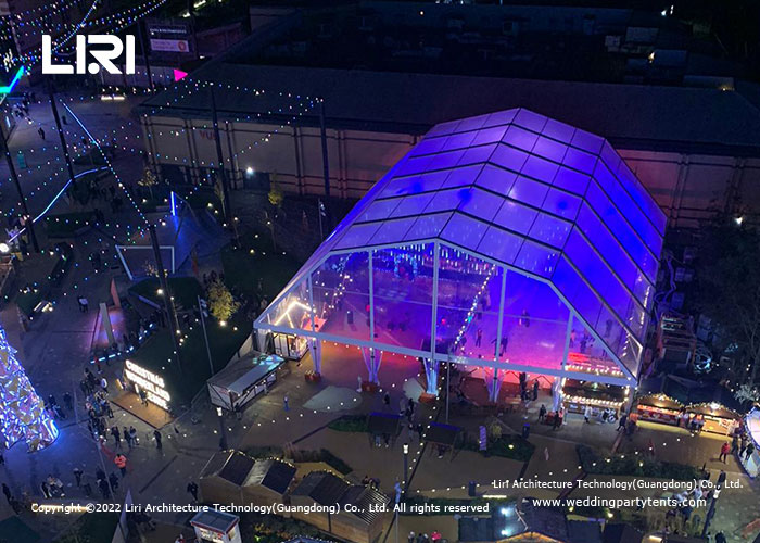China Clear Big Outdoor Polygon Tents With Aluminium Frame 30x30m for Sport Event