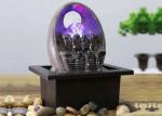 Contemporary Lighted Glass Ball Water Fountain