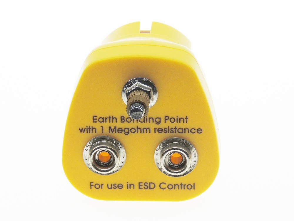 UK EBP 2X10mm Stud 1M Resistor Earth Bonding Point