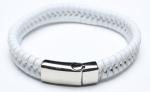 Leather Bracelet, Stainless Steel Clasp