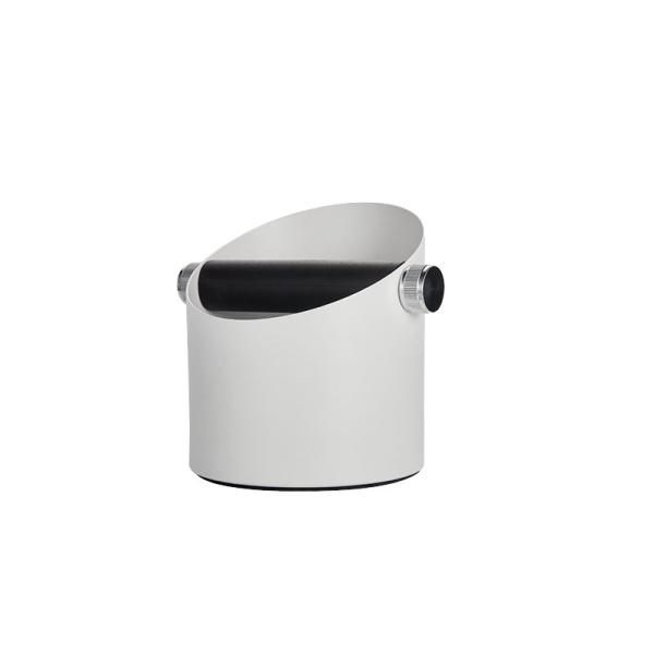 Logo Customizable Modern Durable White Stainless Steel Knock Box for Coffee Tea