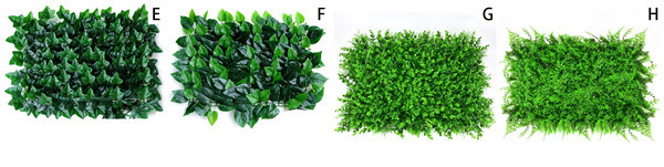 Artificial Flower Lawn Synthetic Vertical Garden Eco Friendly 1001D 1001E