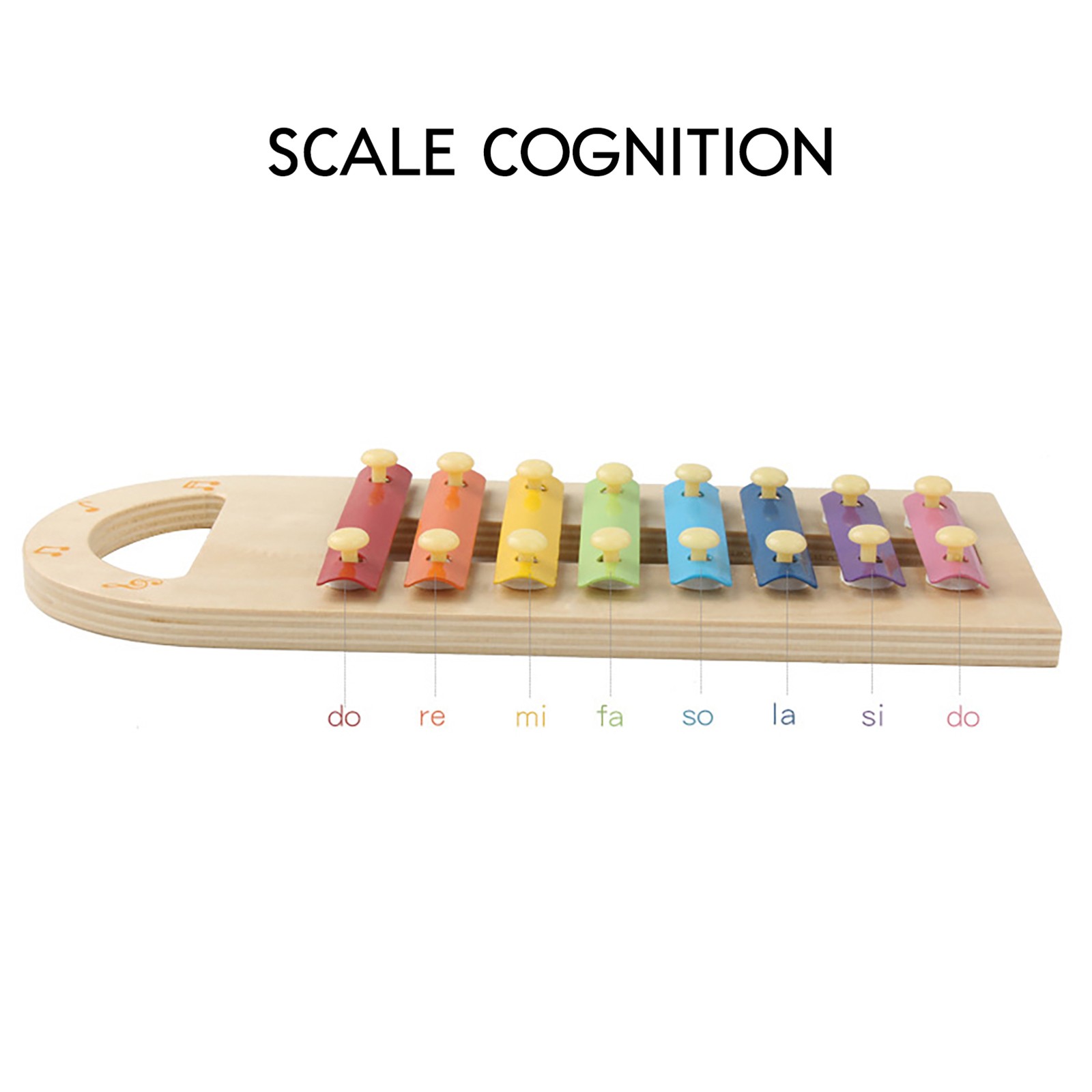 8 Notes Piano Kids Wooden Xylophone Instruments Educational Toys