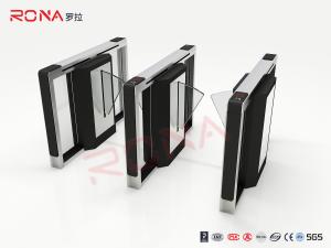 Quality 550mm Passage Flap Barrier Gate Security Subway Entry Systems Waist Height Turnstiles wholesale