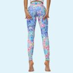 Breathable fast-drying plant department yoga pants, fitness high-waisted tight