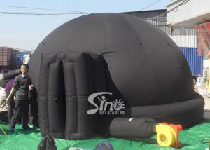 Quality Portable astronaut lab black inflatable planetarium dome tent from inflatable projection tent factory wholesale