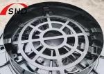 Double Layer Anti Settlement D400 Ductile Iron Covers / Round Manhole Cover