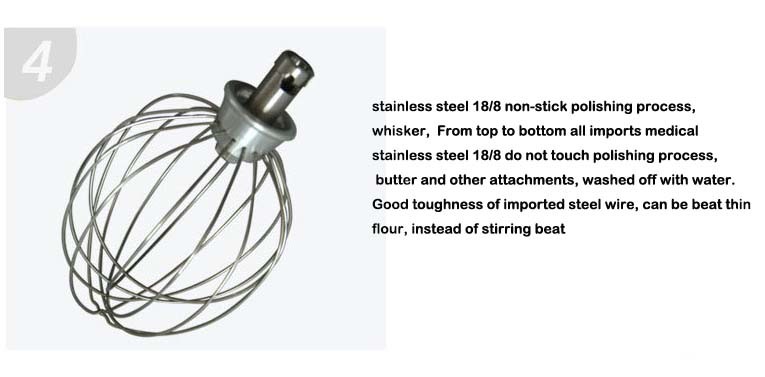 7L F type electric multifunctional milk mixer beater with aluminium alloy body