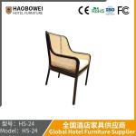 New Chinese-Style Solid Wood Armrest Single Encircling Chair, Bed-and-Breakfast