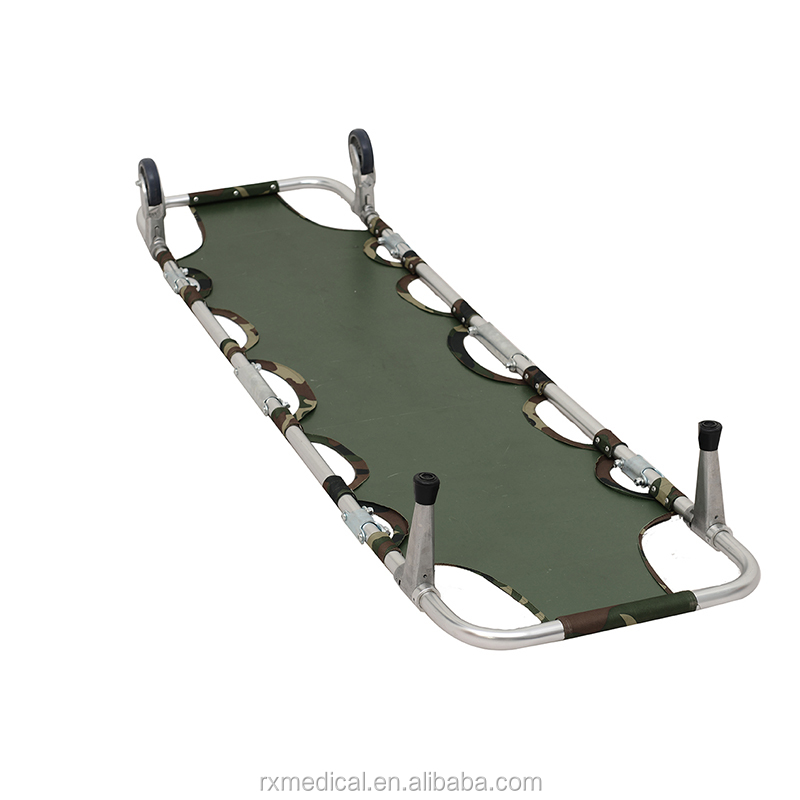 Folding Hospital Patient Stretcher 159kg Capacity And CE Certificate