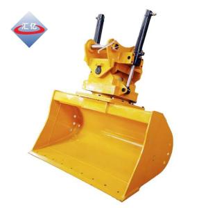 Quality Alloy Steel Mini Excavator Tilt Grading Bucket Rotate 25mm wholesale