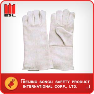 Quality SLG-402G cow split leather welding gloves wholesale