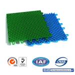 2500N Outdoor Sports Surfaces Removable Pvc Interlocking Floor Mats