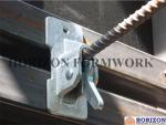 Cast Iron Spring Clamp Concrete Forming Accessories Tensioning Wire Tie Bar