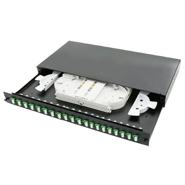 24 Port LC 48 Core Indoor Fiber Optic Distribution Box ODF Fiber Optic Patch
