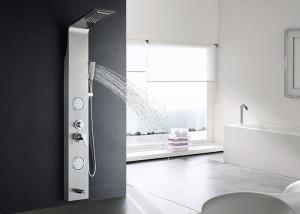 Quality Water Saving ROVATE Bath Shower Panels Economic SPA Mode With 4 Water Diverters wholesale