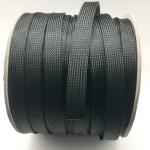 6mm Cable Protection PET Expandable Braided Sleeve Black Color Flame Retardant