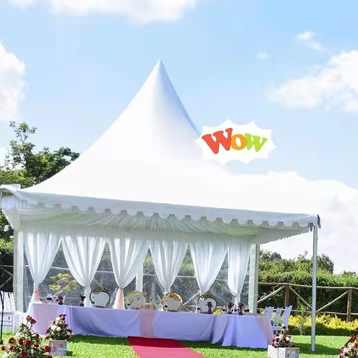 Sieco Hexagon Wedding Marquee Tents PVC Fabric 100 People For Events Parties
