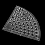 224.5x224.5mm 60x4pcs 3030 LEDs High Power LED Lens For Sport Stadium Light