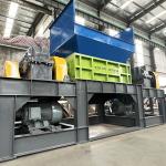 220Kw Twin Shaft Shredder Aluminum Metal Recycling Machine Automatic