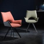 PU Leather Hotel Dining Chair Modern Leisure Durability Native Sponge