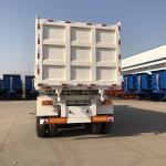 Rear Dump Trailers 3 4 Axle 35 40 Cubic Meter