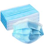 95% - 99.9% BFE 3 Ply Non Woven Face Mask Ventilation Adults Protective