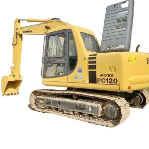 Quality 12 Ton Komatsu 120 Second-Hand Excavator with Perfect Performance and Original Color wholesale