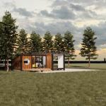 Modern Design Luxury Glass Wall Prefab Container House StrayBirds Prefabricated