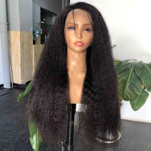 Quality 12A Kinky Straight 13x6 HD Lace Wig Frontal Human Hair Customized wholesale
