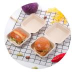 Biodegradable Burger Fast Food Packaging Box Eco Friendly