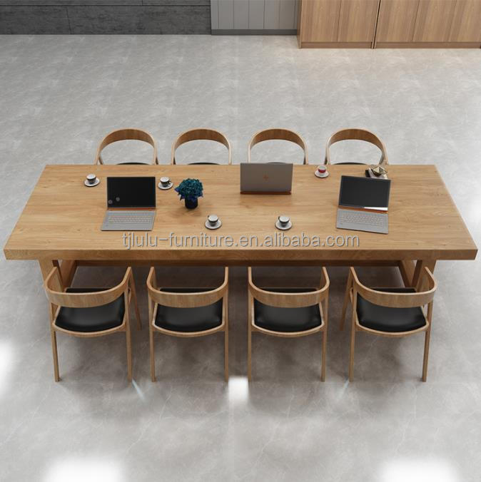 Dining Room Furniture Nordic Art Solid Wood Dining Table/Restaurant Table with Modern Design Style