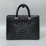 Business Style Genuine Crocodile Skin Men's Laptop Briefcase Exotic Real
