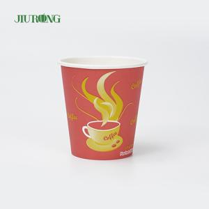 Quality Brown Corrugated Disposable Biodegradable Paper Cups For Hot Drinks wholesale