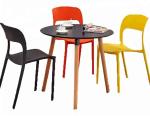 Promotion Fashion Modern Solid 41cm Height Baby Plastic Chair