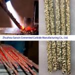 Steel Cutting Grades Of Tungsten Carbide Composite Rod For Oil Industry Parts
