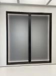 OEM ODM Ventilating Storm Door Aluminum Screen Door Black