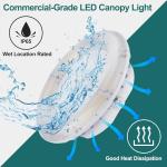 Commercial / Industrial LED Parking Garage Light 2600lm-5200Lm 40W 30W 20W