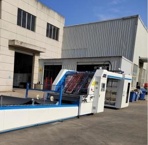 Quality Wallpaper Flute Paper Mounting Machine Laminating Automatic 3 Ply wholesale