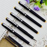 Gel pen,Promotional gel-ink pen with cap,black rubber gel-ink pen with metal