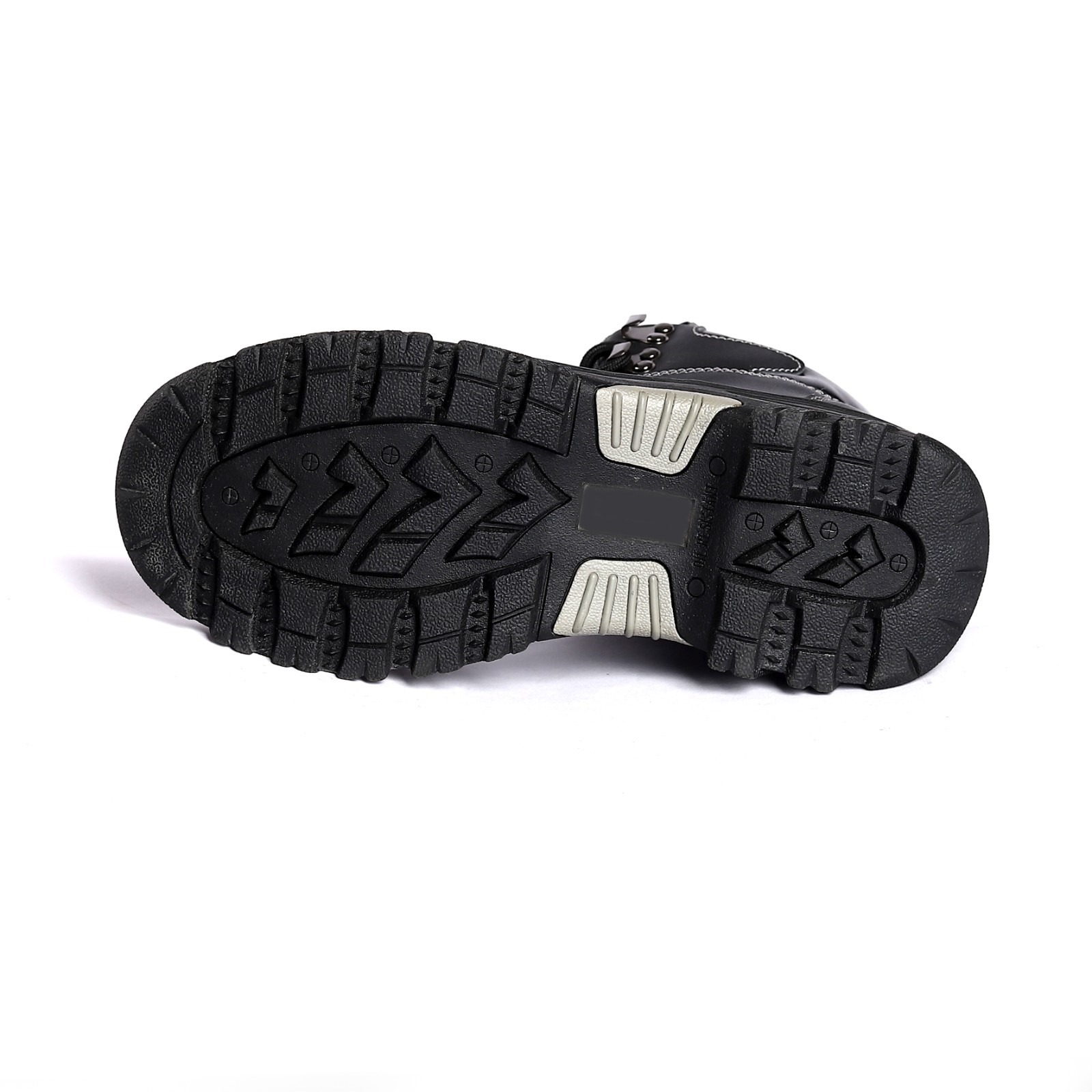 Anti Smash and Anti Puncture Wear Resistant Rubber Outsole with Metal Eyelets Safety Boots for Men