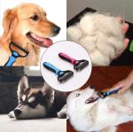 Pet Grooming Stainless Steel Brush 17 9cm Double Side Comb Dogs Sustainable