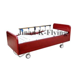 Quality L2180mm Solid Wood Electric Nursing Bed For Home Care wholesale