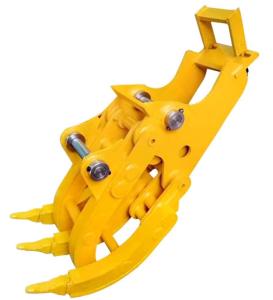 Quality Stone Gravels Sorting Q235 Demolition Grapple For Excavator 20ton wholesale