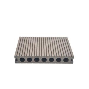 Quality Modern Eco-Friendly Home Construction with Co-extrusion Green Decking and Round Holes wholesale